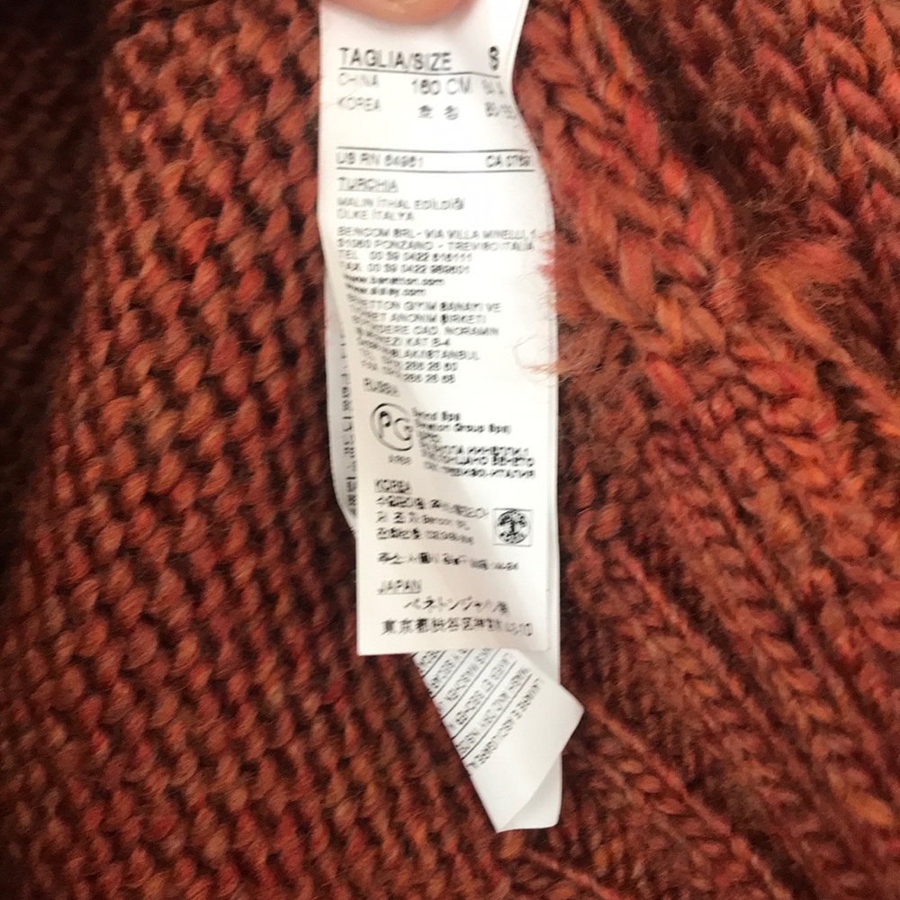 ββοΈ HOST PICK πBenetton sweater / jacket - Picture 5 of 5